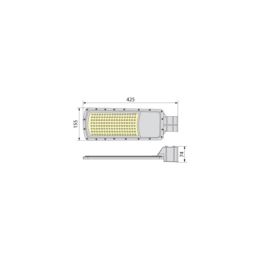 LED Φωτιστικό Δρόμου NOVUM PLUS LED/100W/230V IP65 4000K