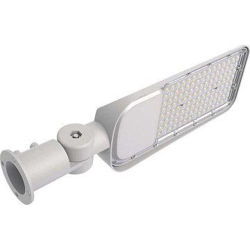 LED Φωτιστικό δρόμου με αισθητήρα λυκόφωτος SAMSUNG CHIP LED/100W/230V 6500K IP65 γκρι
