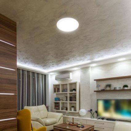 LED Φωτιστικό μπάνιου με αισθητήρα LED/20W/230V 3000/4000/6000K IP66 διάμ. 30 εκ.