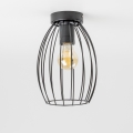 LED φωτιστικό οροφής 1xE27/6,5W/230V μαύρο