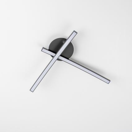 LED φωτιστικό οροφής 2xLED/6W/230V μαύρο