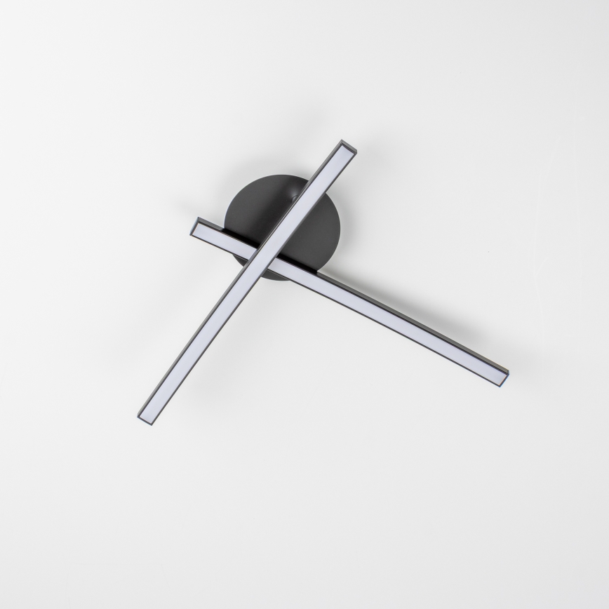 LED φωτιστικό οροφής 2xLED/6W/230V μαύρο