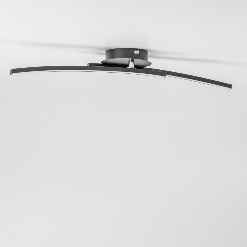 LED φωτιστικό οροφής 2xLED/6W/230V μαύρο