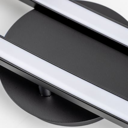 LED φωτιστικό οροφής 2xLED/6W/230V μαύρο