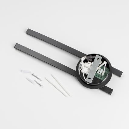 LED φωτιστικό οροφής 2xLED/6W/230V μαύρο