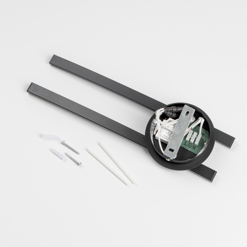 LED φωτιστικό οροφής 2xLED/6W/230V μαύρο