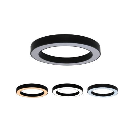 LED φωτιστικό οροφής 80W/230V 3000/4000/6500K διάμ. 80 εκ. μαύρο