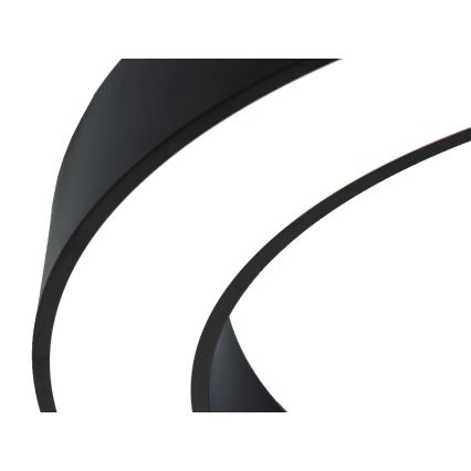 LED φωτιστικό οροφής 80W/230V 3000/4000/6500K διάμ. 80 εκ. μαύρο