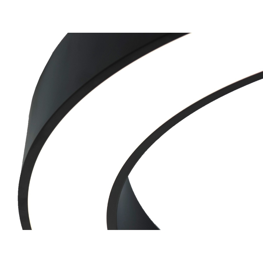 LED φωτιστικό οροφής 80W/230V 3000/4000/6500K διάμ. 80 εκ. μαύρο