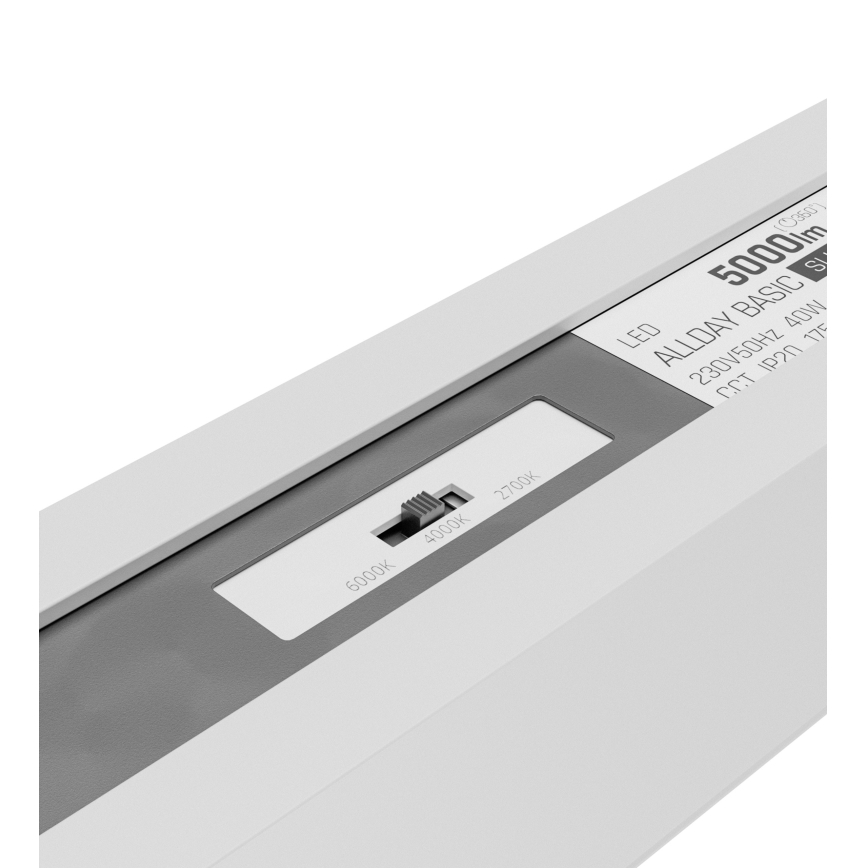 LED φωτιστικό οροφής ALLDAY BASIC LED/20/30/40W/230V 2700/4000/6000K 120 cm λευκό