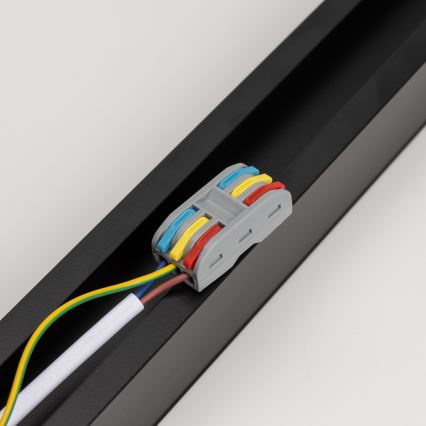 LED φωτιστικό οροφής ALLDAY BASIC LED/20/30/40W/230V 2700/4000/6000K 120 cm μαύρο