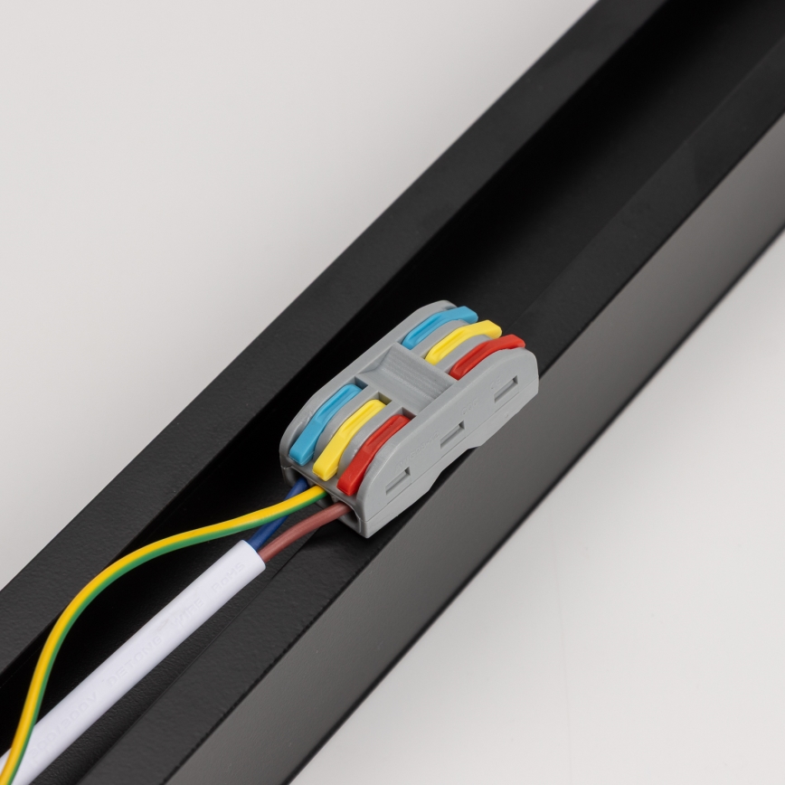 LED φωτιστικό οροφής ALLDAY BASIC LED/20/30/40W/230V 2700/4000/6000K 120 cm μαύρο