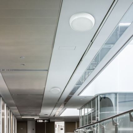 LED Φωτιστικό οροφής ασφαλείας με αισθητήρα LED/8W/16W/20W/230V IP65 3000/4000/6500K διάμετρος 32 cm