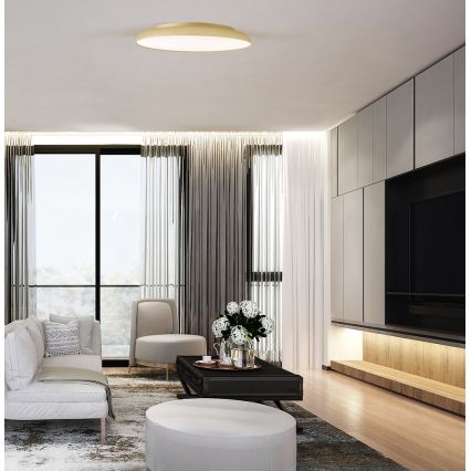LED φωτιστικό οροφής ART LED/40W/230V χρυσό