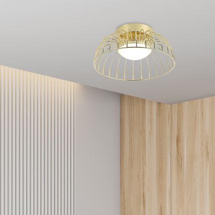 LED φωτιστικό οροφής BETSY LED/12W/230V, διάμ. 25 cm, χρυσό