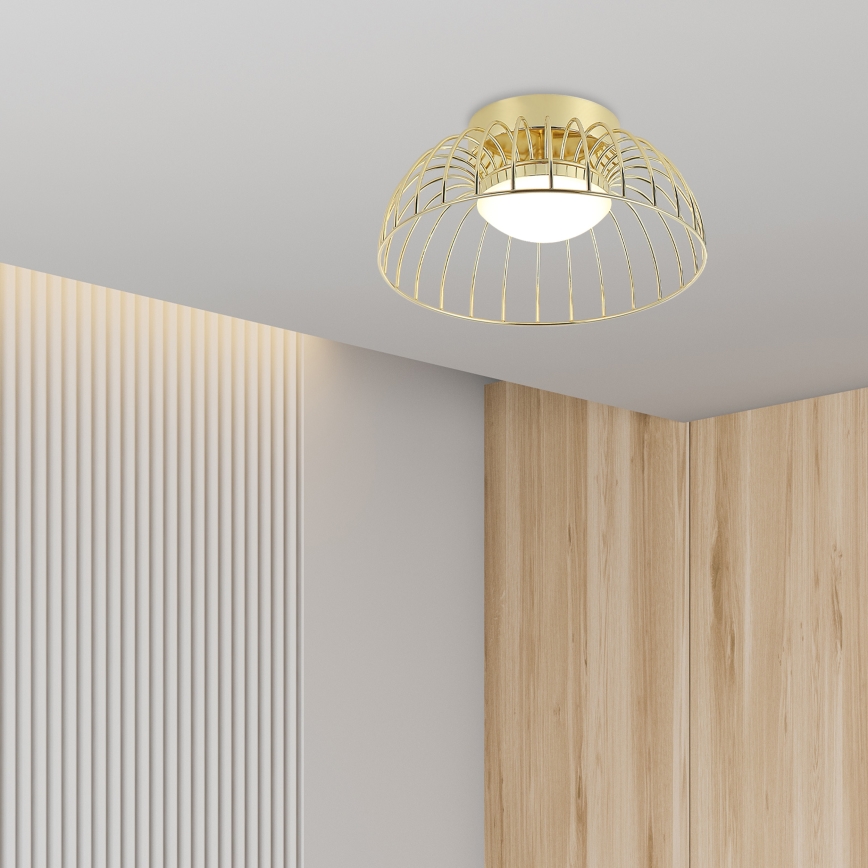 LED φωτιστικό οροφής BETSY LED/12W/230V, διάμ. 25 cm, χρυσό