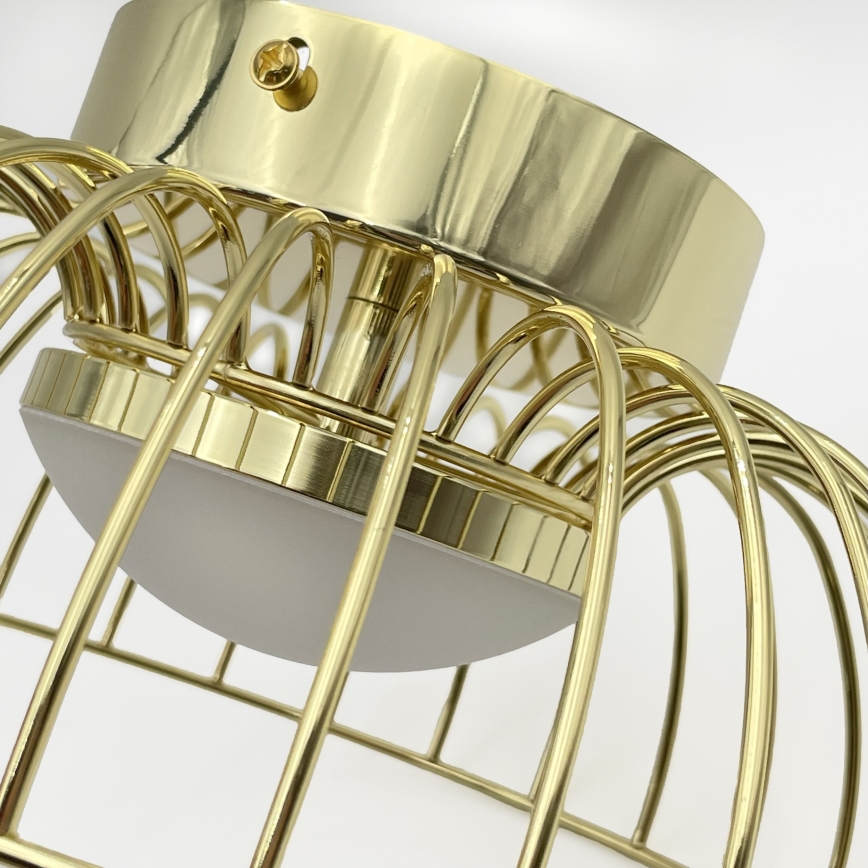 LED φωτιστικό οροφής BETSY LED/12W/230V, διάμ. 25 cm, χρυσό