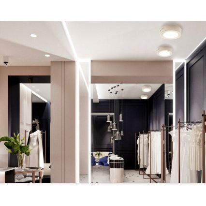 LED φωτιστικό οροφής DIEGO LED/12W/230V 4000K IP40 διάμ. 16,5 cm λευκό