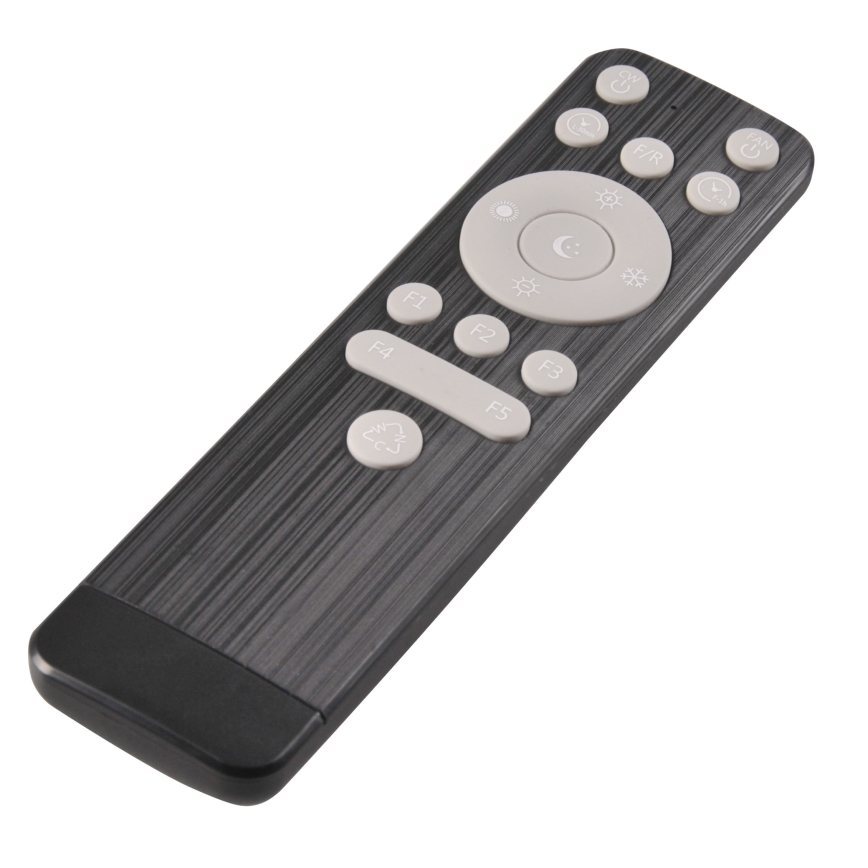 LED Φωτιστικό οροφής dimmable με ανεμιστήρα LED/48W/230V 3000-6500K μαύρο + τηλεχειριστήριο