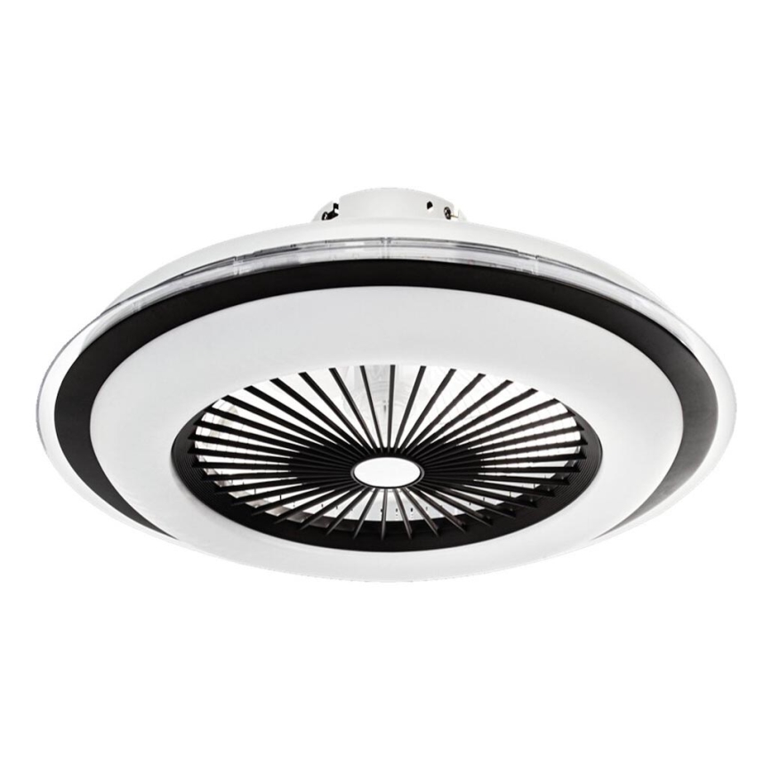 LED Φωτιστικό οροφής dimmable με ανεμιστήρα ZEPHYR LED/48W/230V 3000-6000K μαύρο + τηλεχειριστήριο