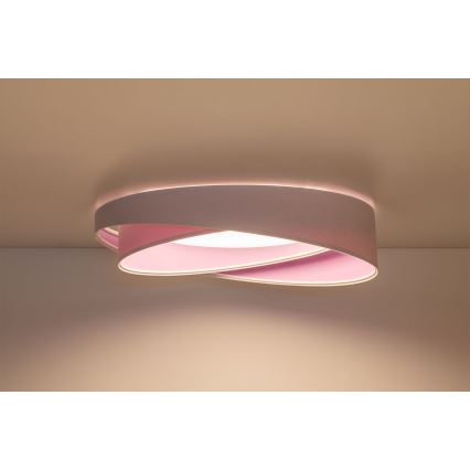 LED Φωτιστικό οροφής GALAXY MODERN LED/24W/230V Ø 55 cm λευκό/μωβ