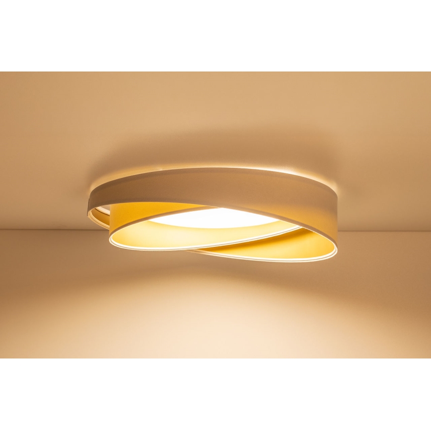 LED φωτιστικό οροφής GALAXY MODERN LED/24W/230V Ø 55 cm λευκό/χρυσό