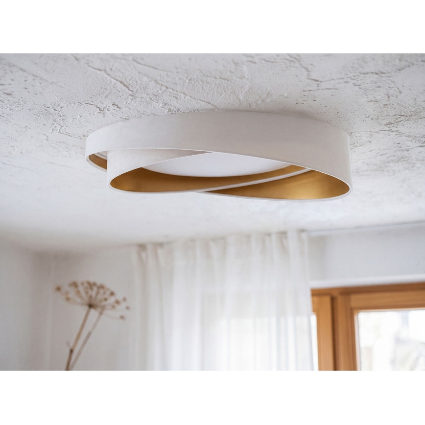 LED φωτιστικό οροφής GALAXY MODERN LED/24W/230V Ø 55 cm λευκό/χρυσό