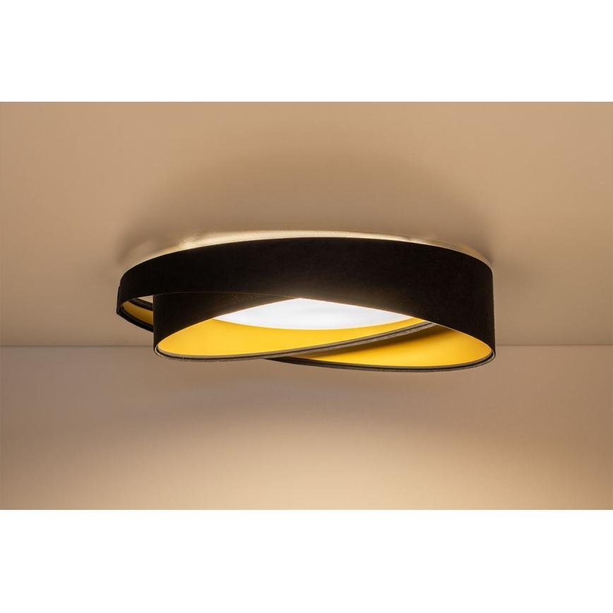 LED φωτιστικό οροφής GALAXY MODERN LED/24W/230V Ø 55 εκ. μαύρο/χρυσό