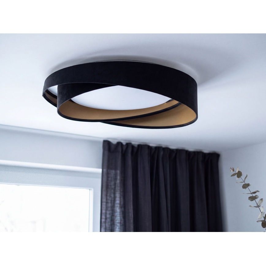 LED φωτιστικό οροφής GALAXY MODERN LED/24W/230V Ø 55 εκ. μαύρο/χρυσό