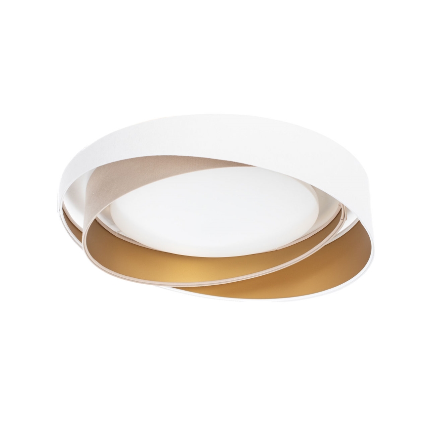 LED φωτιστικό οροφής GALAXY MODERN LED/24W/230V διάμ. 55 cm λευκό/μπεζ/χρυσό