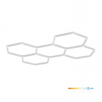 LED φωτιστικό οροφής HEXLINE LED/216W/230V 6500K 208x300 cm λευκό