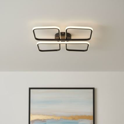 LED φωτιστικό οροφής HIDALGO LED/40W/230V μαύρο