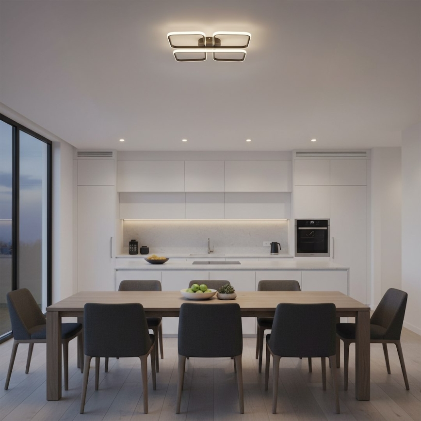 LED φωτιστικό οροφής HIDALGO LED/40W/230V μαύρο