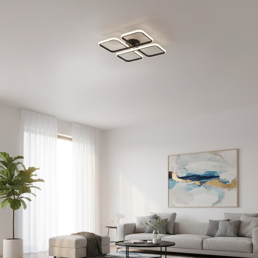 LED φωτιστικό οροφής HIDALGO LED/40W/230V μαύρο