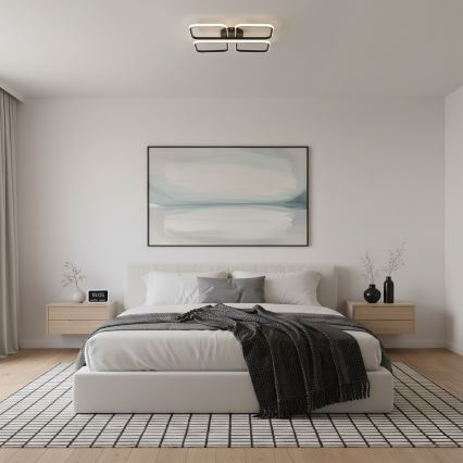 LED φωτιστικό οροφής HIDALGO LED/40W/230V μαύρο