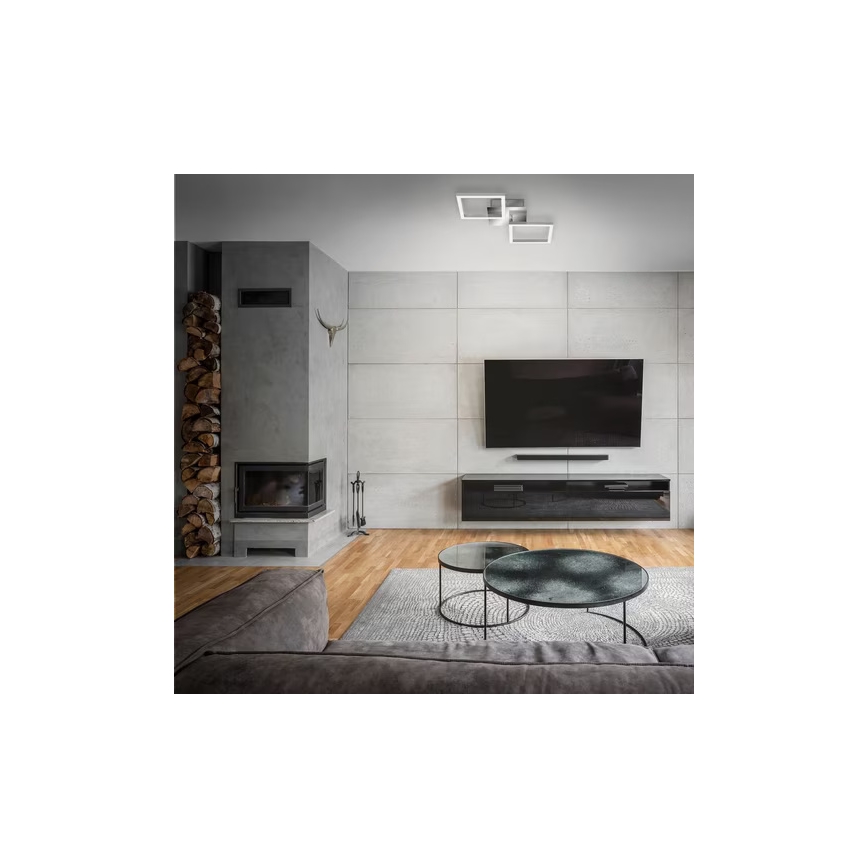 LED φωτιστικό οροφής LED/10W/230V 3000K ματ χρώμιο