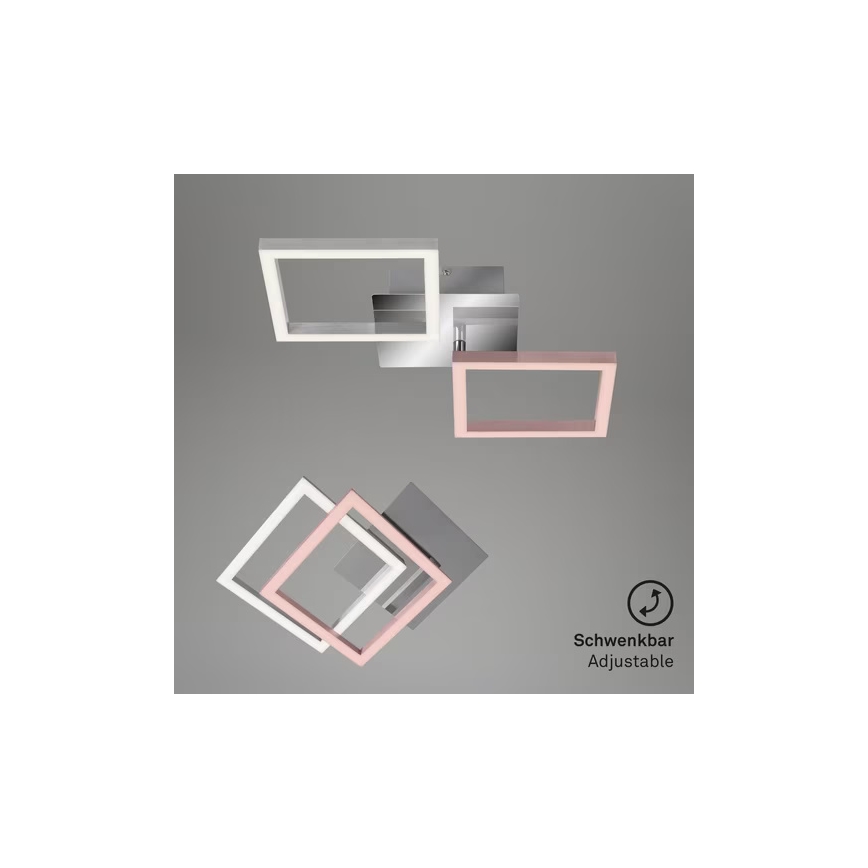 LED φωτιστικό οροφής LED/10W/230V 3000K ματ χρώμιο