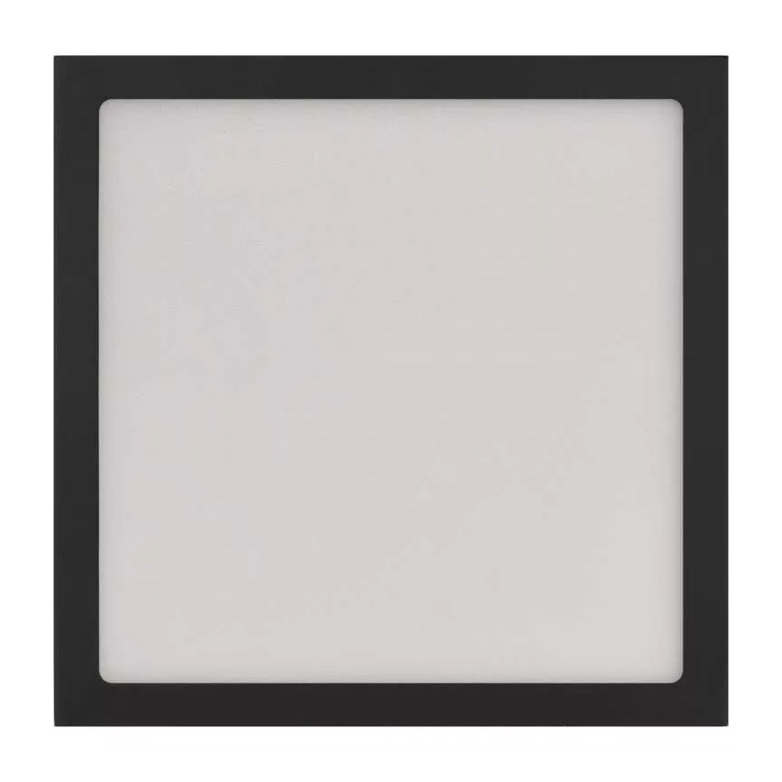 LED Φωτιστικό οροφής NEXXO LED/12,5W/230V 3000/3500/4000K 17x17 cm μαύρο