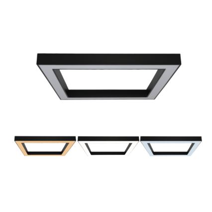 LED φωτιστικό οροφής LED/130W/230V 3000/4000/6500K 100x100 cm μαύρο