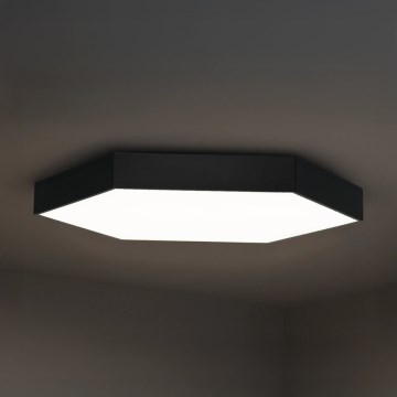 LED φωτιστικό οροφής LED/135W/230V 3000/4000/6500K Ø 80 cm μαύρο