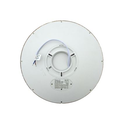 LED φωτιστικό οροφής LED/24W/230V 3000/4000/6500K διάμ. 30 cm καφέ