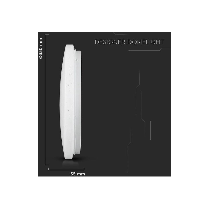 LED Φωτιστικό οροφής LED/24W/230V 35cm 3000K/4000K/6400K