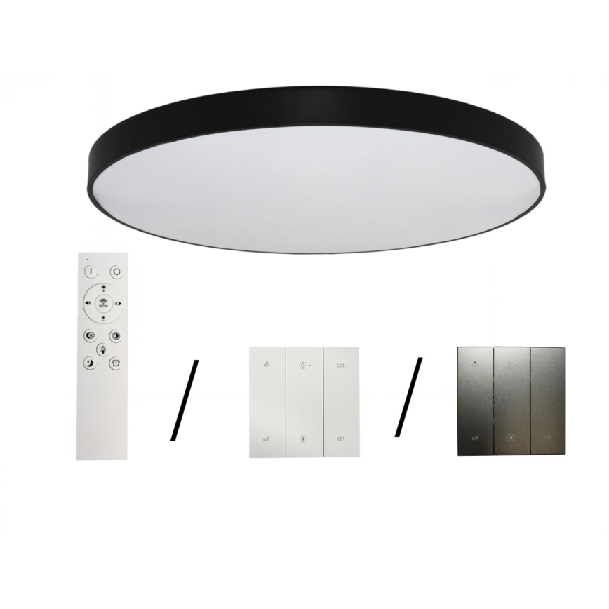 LED φωτιστικό οροφής LED/300W/230V 3000/4000/6500K Ø 120 cm μαύρο