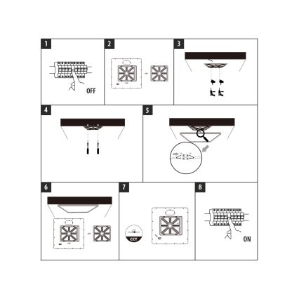 LED Φωτιστικό οροφής LED/32W/230V 3000/4000/6500K 40x40 cm λευκό