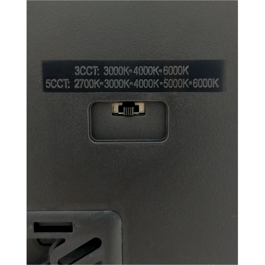 LED Φωτιστικό οροφής LED/32W/230V 3000/4000/6500K 40x40 cm μαύρο