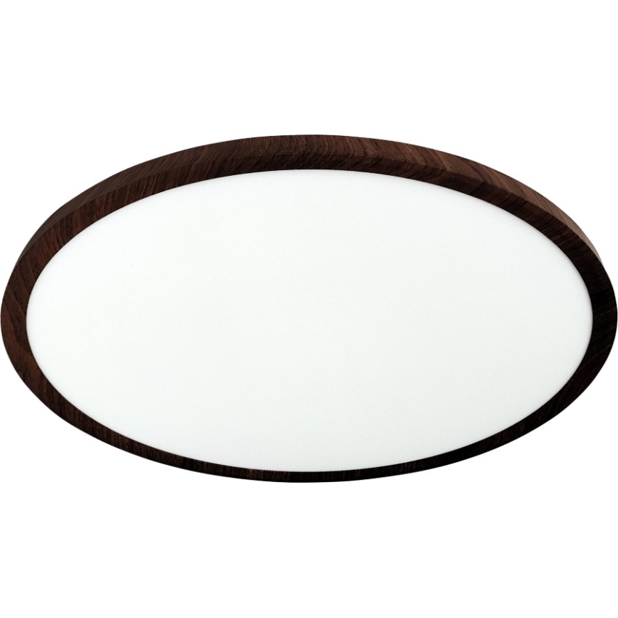 LED φωτιστικό οροφής LED/32W/230V 3000/4000/6500K Ø 40 cm καφέ