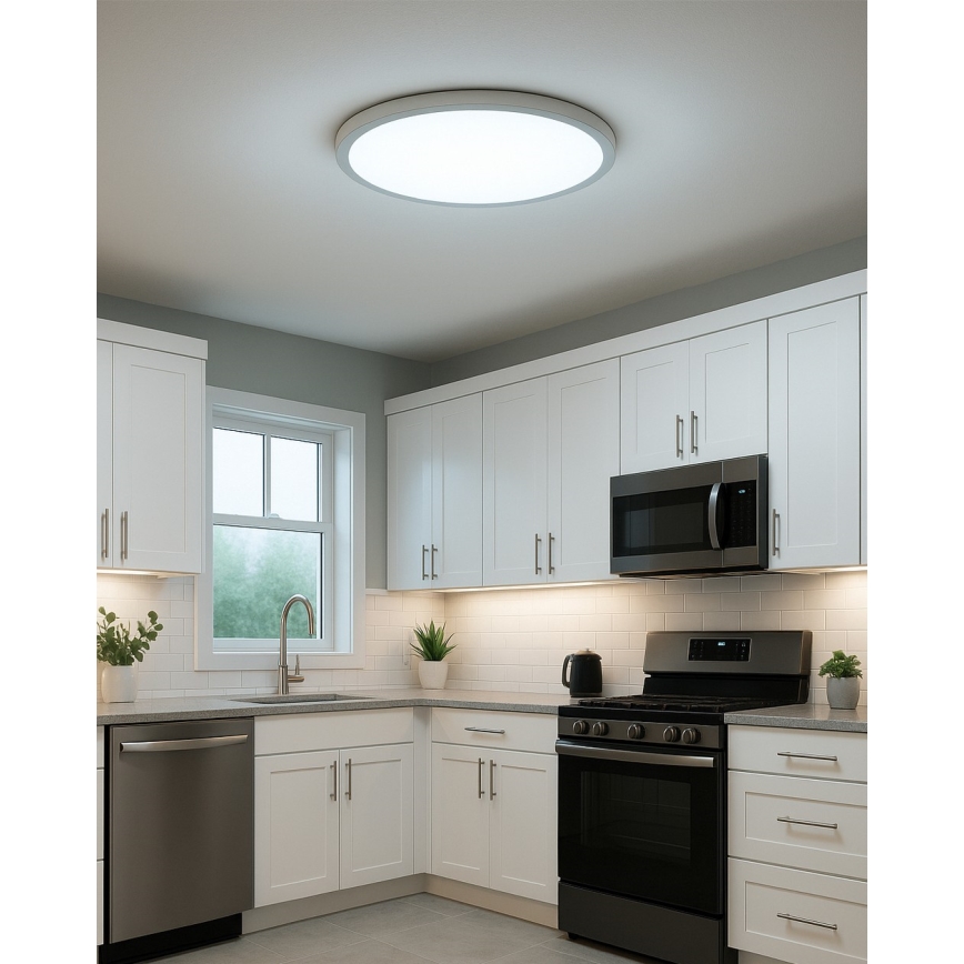 LED φωτιστικό οροφής LED/32W/230V 3000/4000/6500K διάμ. 40 cm λευκό