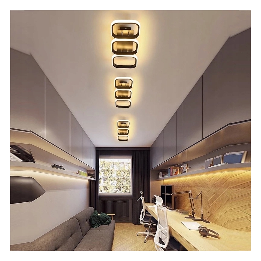 LED φωτιστικό οροφής LED/33W/230V μαύρο