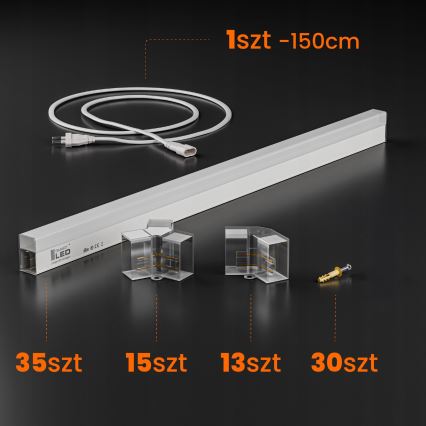 Φωτιστικό οροφής LED HEXAGON LED/350W/85-265V 4000K 313x298 cm CRI 90 IP44 λευκό