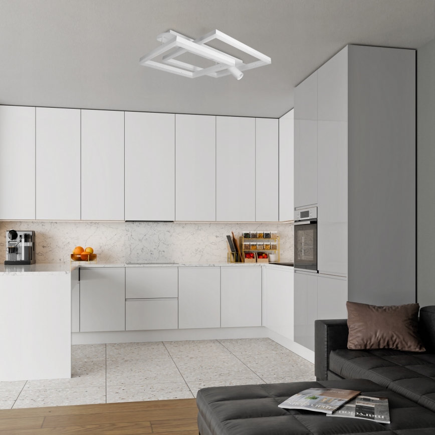 LED φωτιστικό οροφής LED/38W/230V + 1xGU10/30W λευκό